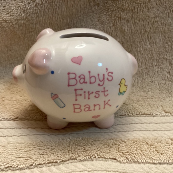 RUSS Baby’s Girls First Piggy Bank - Picture 4 of 8